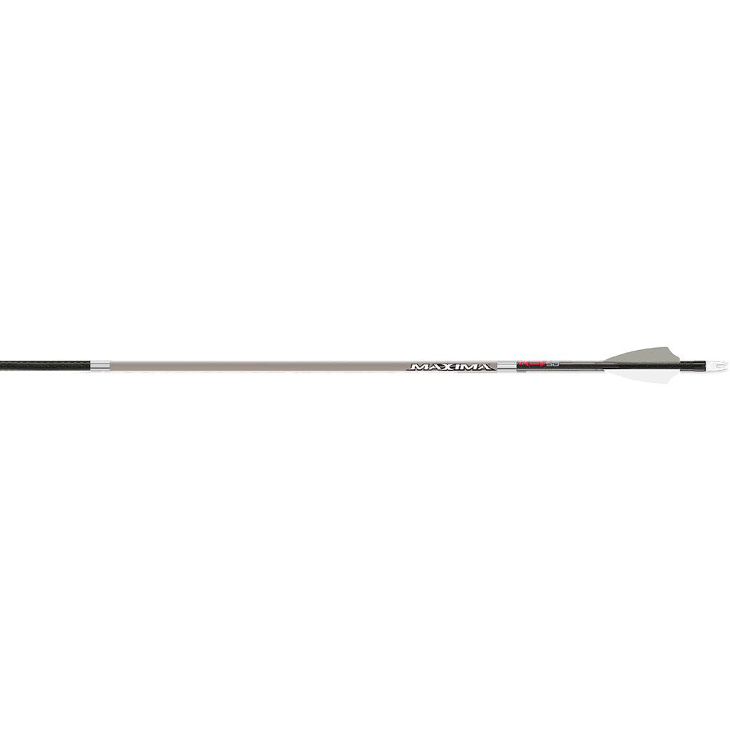 Carbon Express Maxima Red 6mm Stone Gray Arrows 350 6 pk.