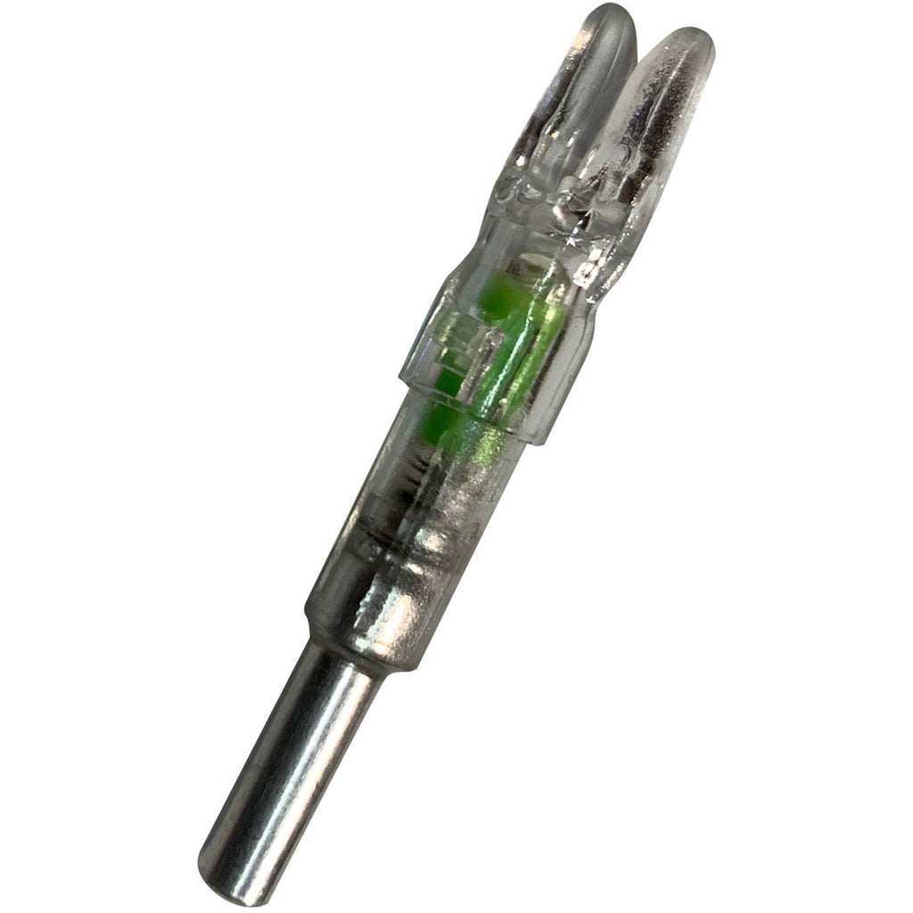 Flex Fletch LIT Lighted Arrow Nocks .204 Green 3 pk.