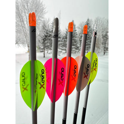 Flex Fletch Quad X Vanes Cosmic Green 50 pk.