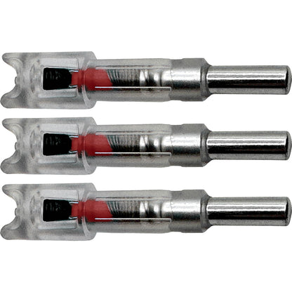 Flex Fletch LIT Lighted Crossbow Nocks .300 Red 3 pk.