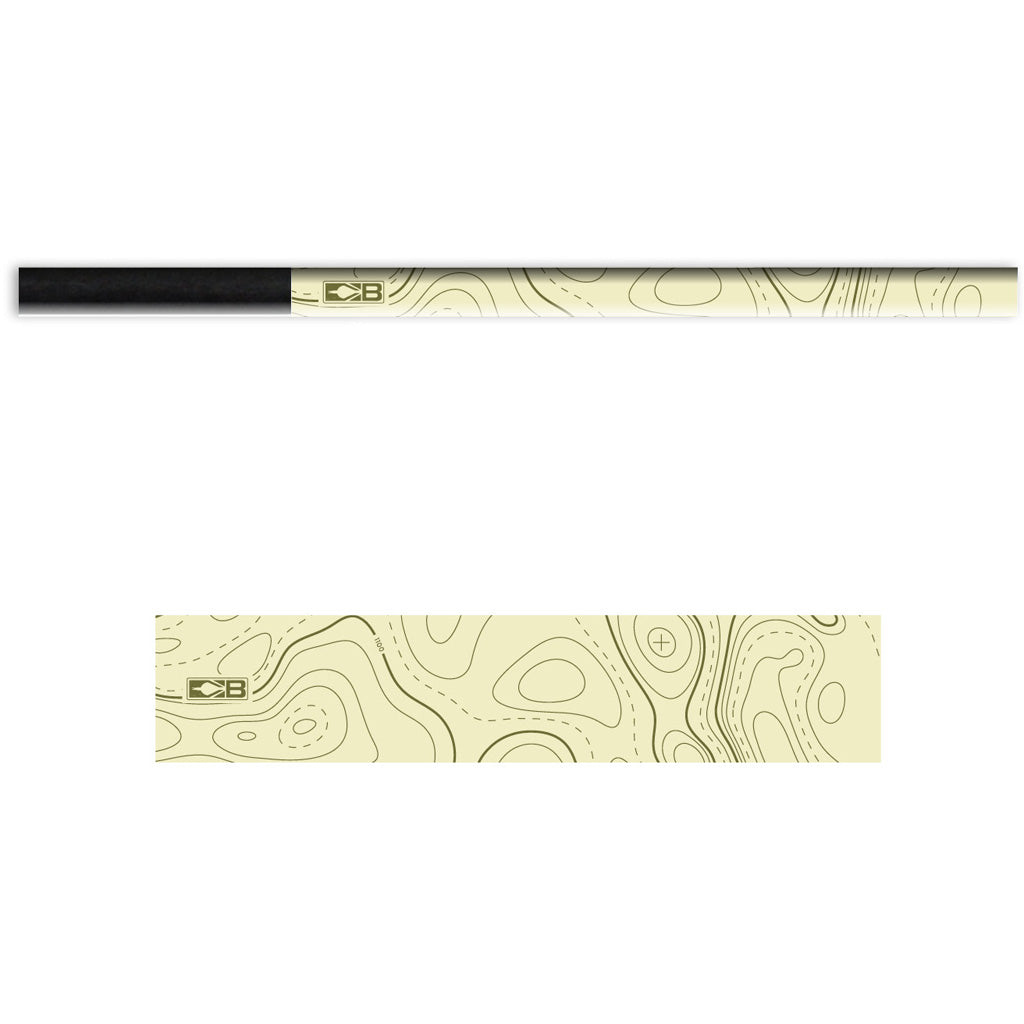 Bohning Arrow Wraps Tan Topo 5.5 in. Standard 13 pk.