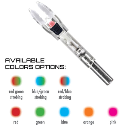 Nockturnal G Nock Shift Lighted Nocks Strobing Red/Green 3 pk.