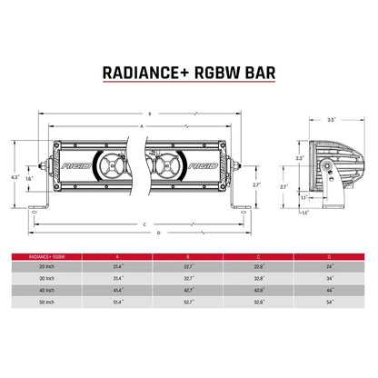 RIGID Industries Radiance + 40" Light Bar - RGBW - image 3