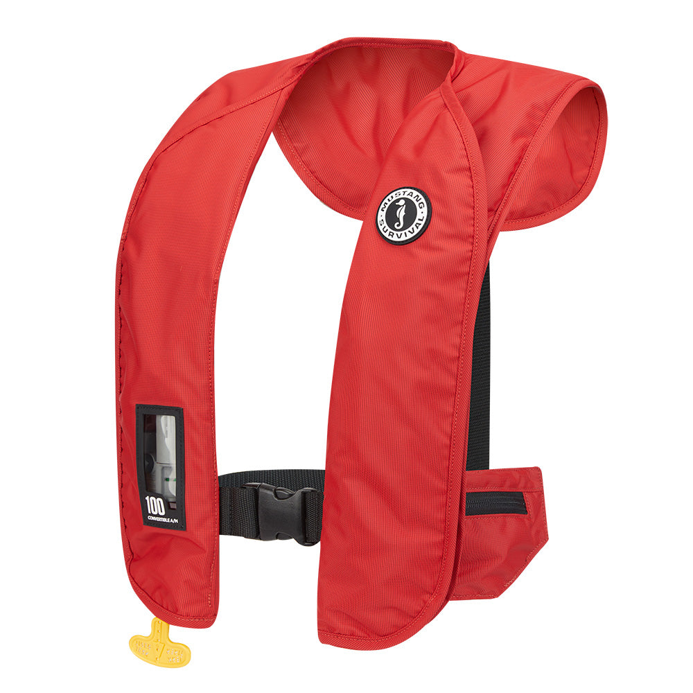Mustang MIT 100 Convertible Inflatable PFD - Red - image 2