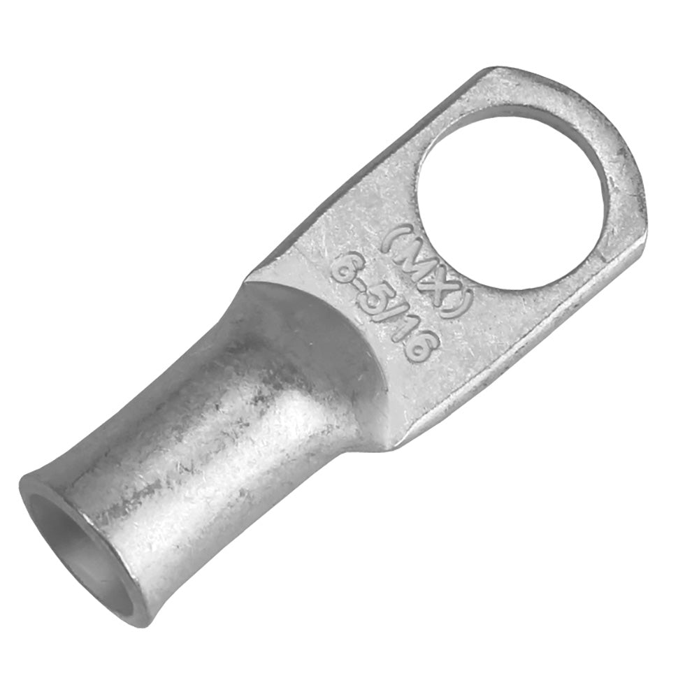 Pacer Tinned Lug 6 AWG - 5/16" Stud Size - Pack of 10