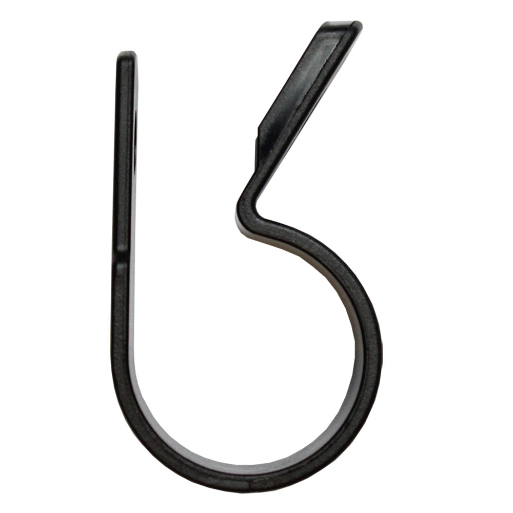 Pacer UV Resistant Nylon C-Clamps - 1/4" - Black - Pack of 25