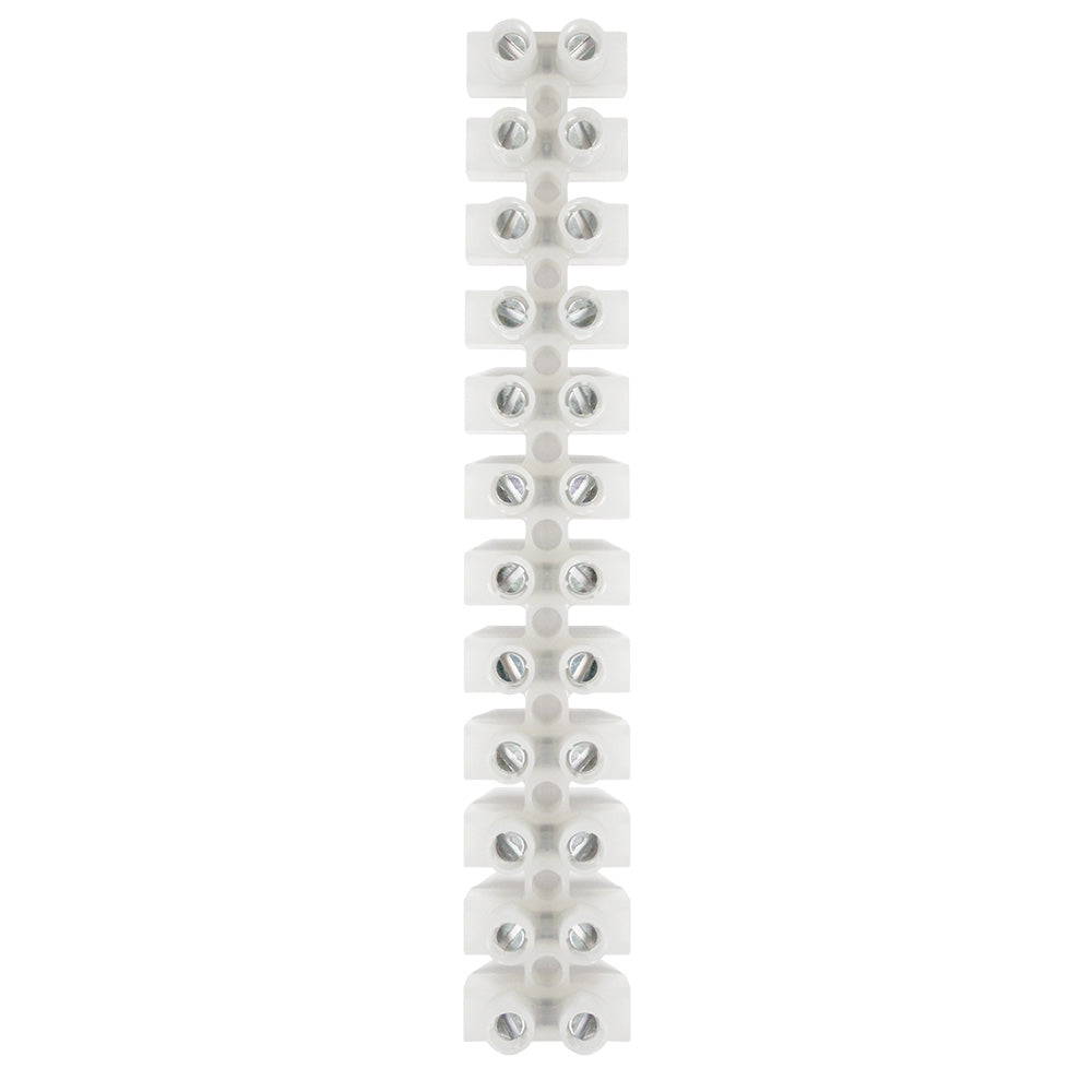 Pacer 40A Euro Style Terminal Block - 12 Positions - Pack of 5