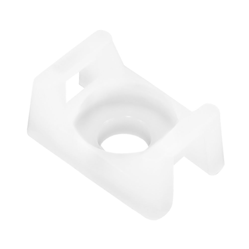 Pacer Screw Down Cable Tie Mount - #8 Screw Mount Method - Natural Color - Pack of 100
