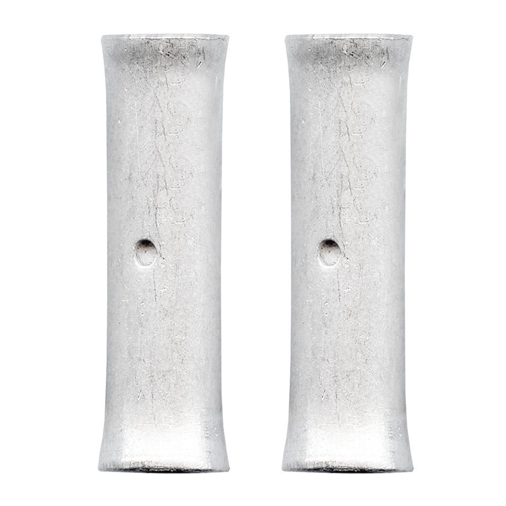 Pacer Seamless Butt Splice - 1/0 AWG - Non-Insulated - Pack of 2