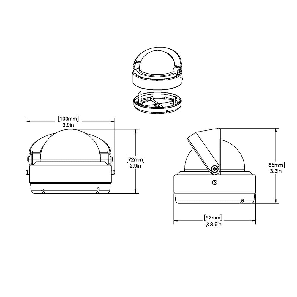 Ritchie RA-93 RitchieAngler Compass - Surface Mount - Gray - image 2