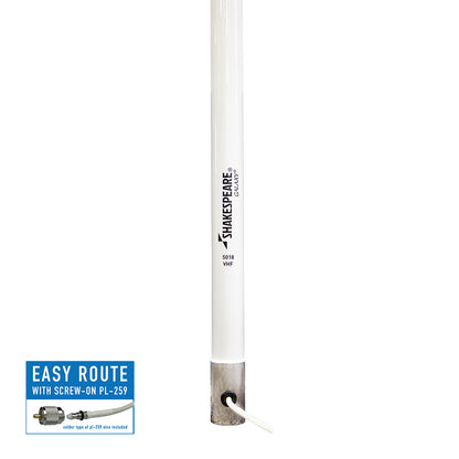 Shakespeare Galaxy 5018 15' 2” VHF Antenna - 9dB Gain - image 3