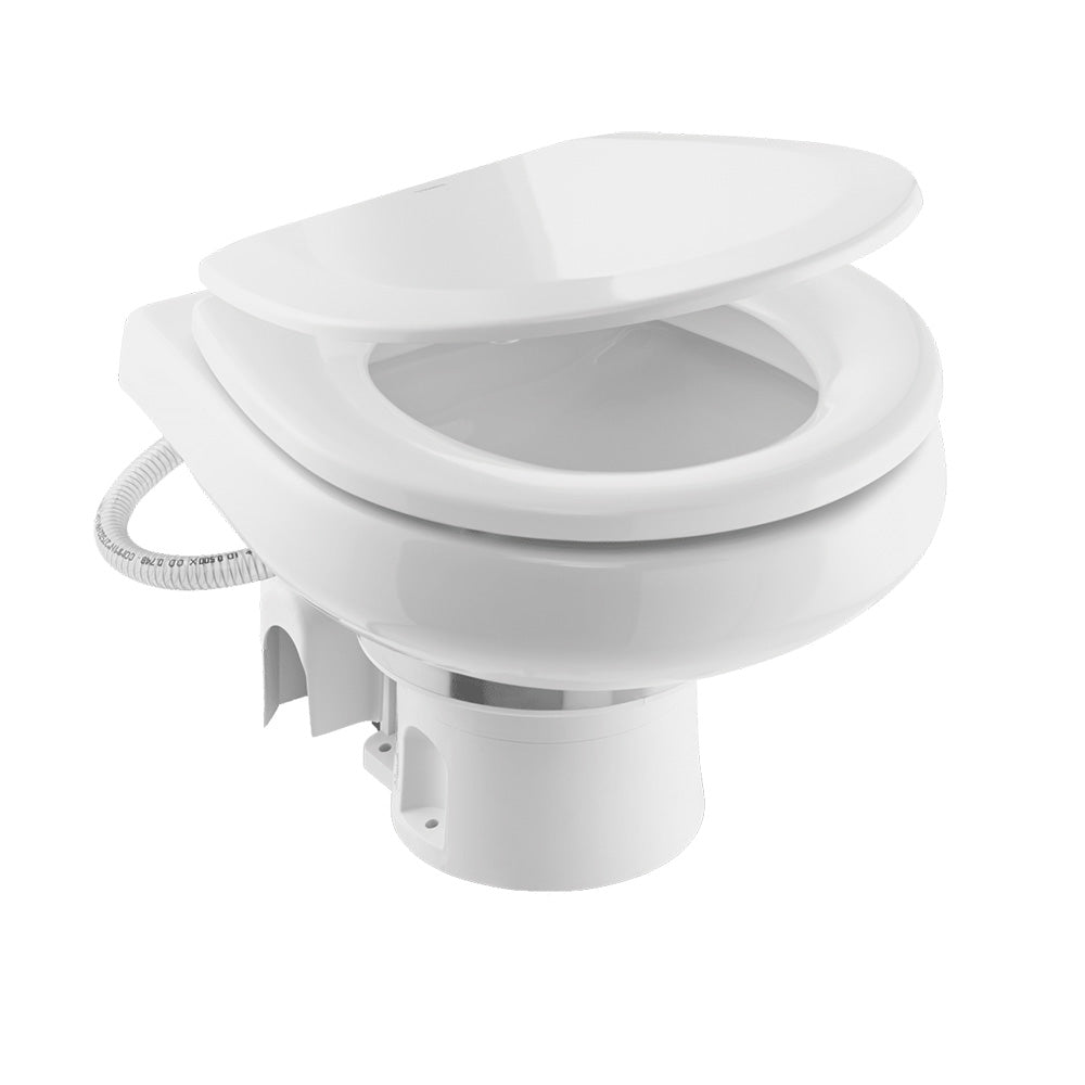 Dometic™ MasterFlush 7260 White Electric Macerating Toilet w/Orbit Base - Raw Water - 12V - image 2
