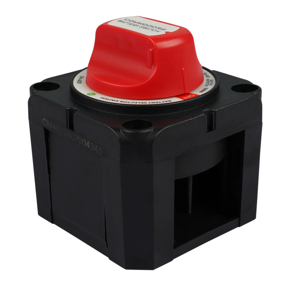 Commodore 4-Position Compact Dual Battery Selector Switch - image 2