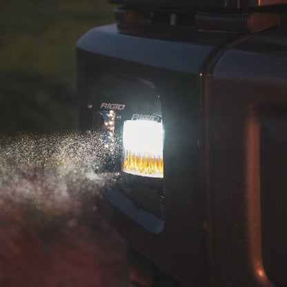 RIGID Industries D-Series LED SAE Fog Beam - Yellow/White - Set of 2 - image 2