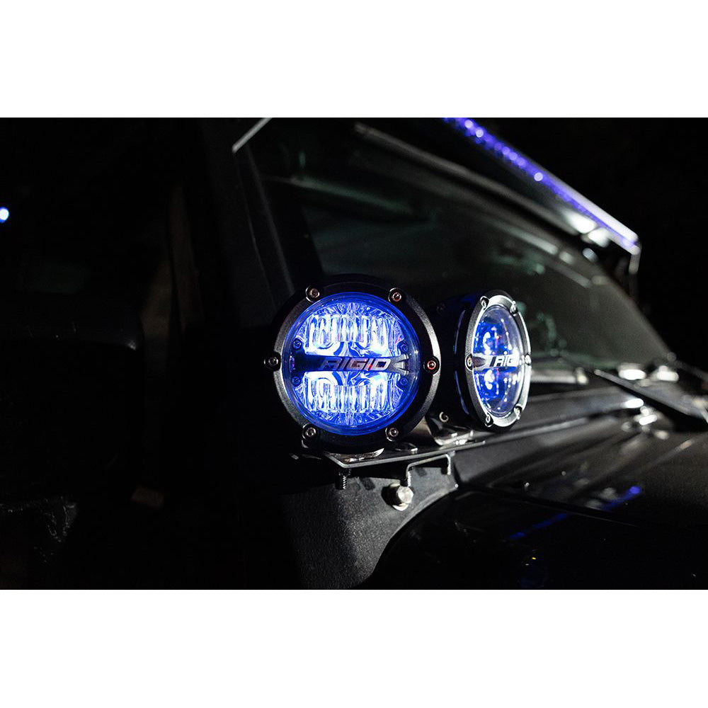 RIGID Industries 360-Series RGBW 4" Offroad Lamp Drive Beam w/RGBW Backlight Pods - Set of 2 - image 2