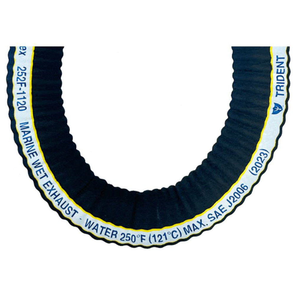 Trident Marine 1-1/2" Extra-Flex Corrugated Marine Wet Exhaust Hose - Sold by the Foot - image 2