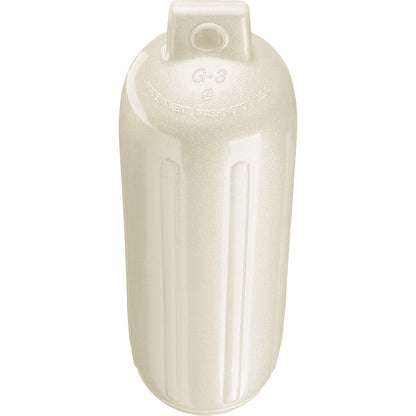 Polyform G-3 Twin Eye Fender 5.5" x 19" - Metallic White - image 2