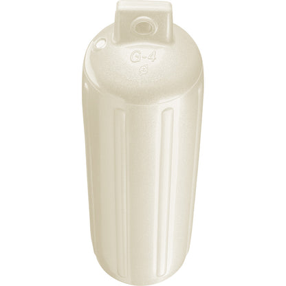 Polyform G-4 Twin Eye Fender 6.5" x 22" - Metallic White - image 2