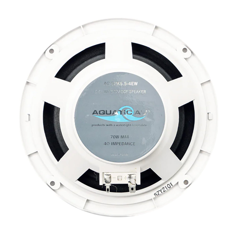 Aquatic AV 6.5" Economy Speakers - White - Pair - image 3