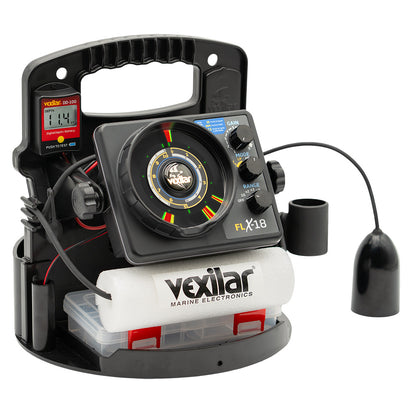 Vexilar FLX-18 Pro Pack II Fishing System w/12 Degree Ice-Ducer & DD-100 - image 2