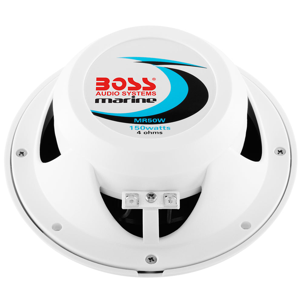 Boss Audio MR50 5.25" Round Speakers - White - Pair - image 5