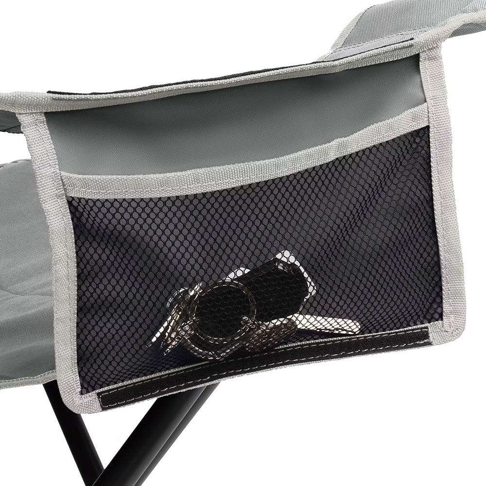 Coleman Big & Tall Quad Camping Chair - Grey - image 3