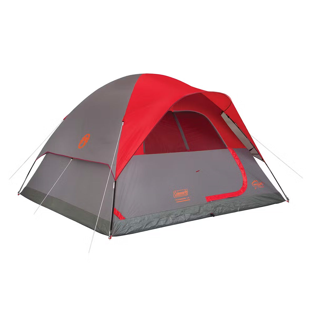 Coleman 6-Person Flatwoods II™ Lightweight Dome Camping Tent - Red - image 2