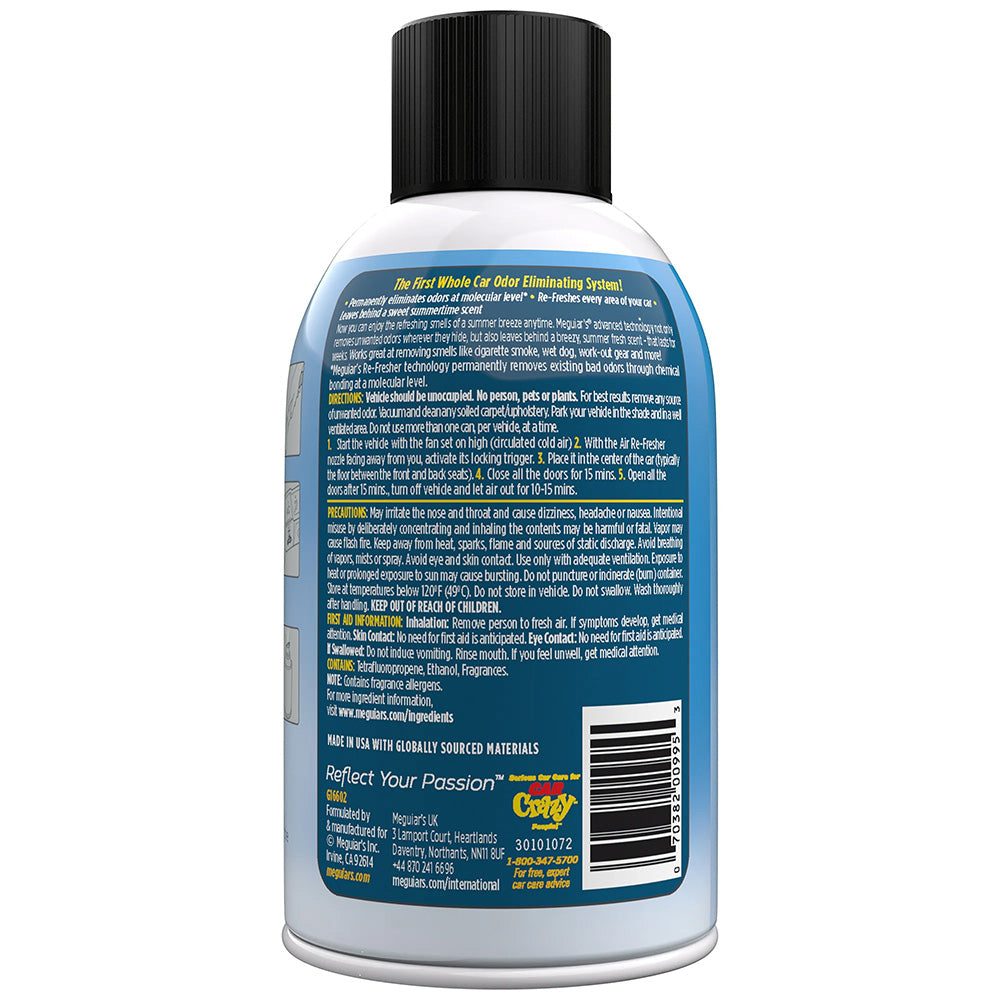 Meguiar's Whole Car Air Refresher Odor Eliminator - Summer Breeze Scent - image 2