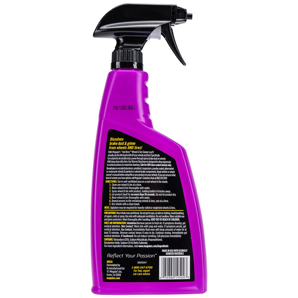 Meguiar's Hot Rims Wheel & Tire Cleaner - 24oz - image 2