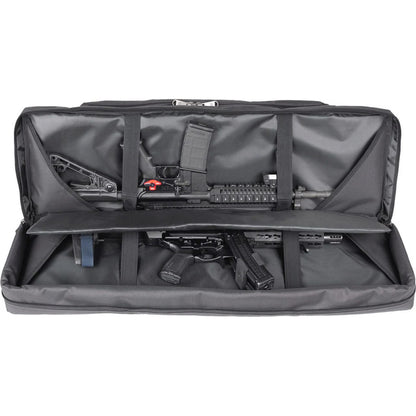 Bulldog Deluxe Double Tactical Rifle Case Black 42 in.