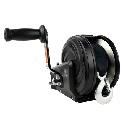Powerwinch Select Series Winch 1,800lb, 2 Speed, 6" Crank Arm - Carbon Black - image 2