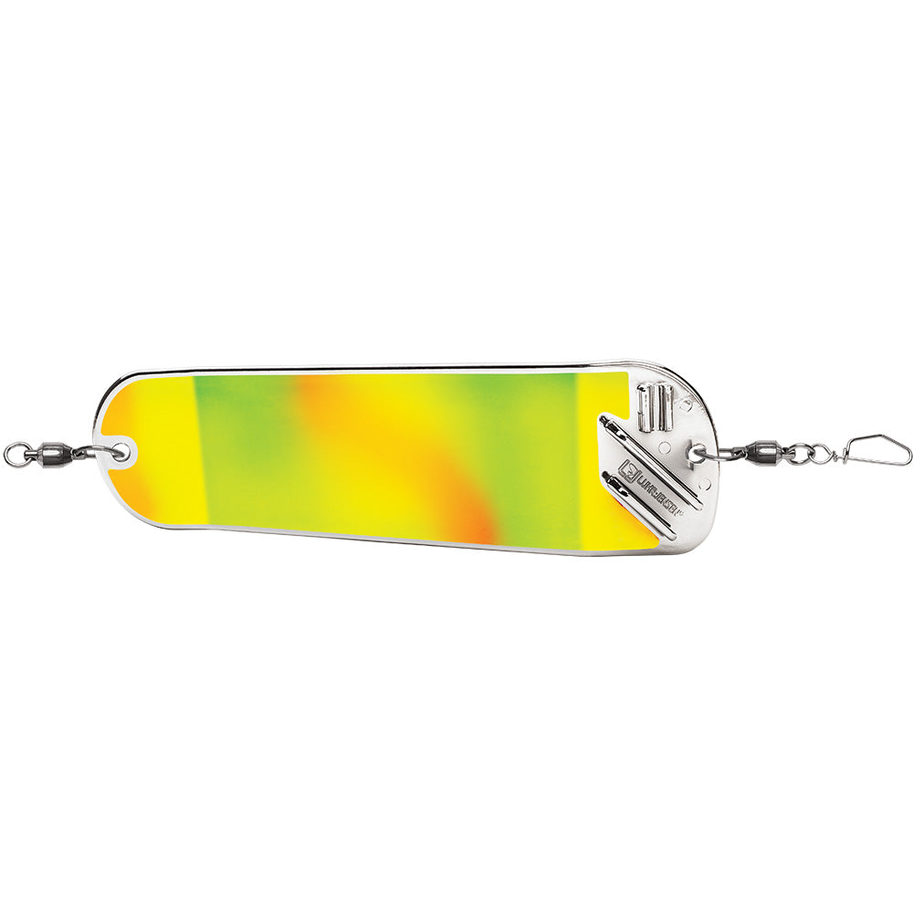 Luhr-Jensen Money Roll Flasher - 11" - Glow Biohazard - image 2