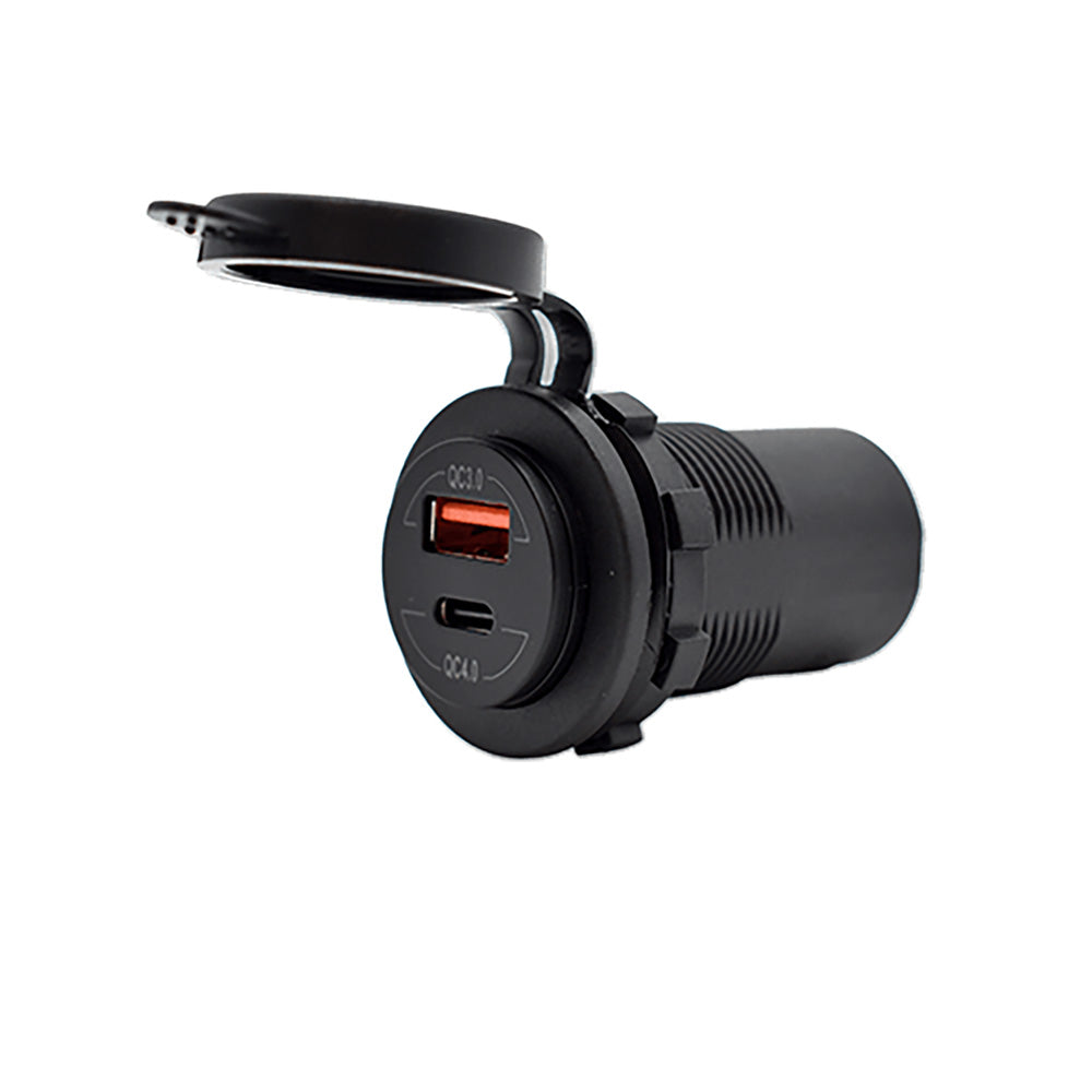 Bluewater Round Dual USB/USB-C Charger - image 2