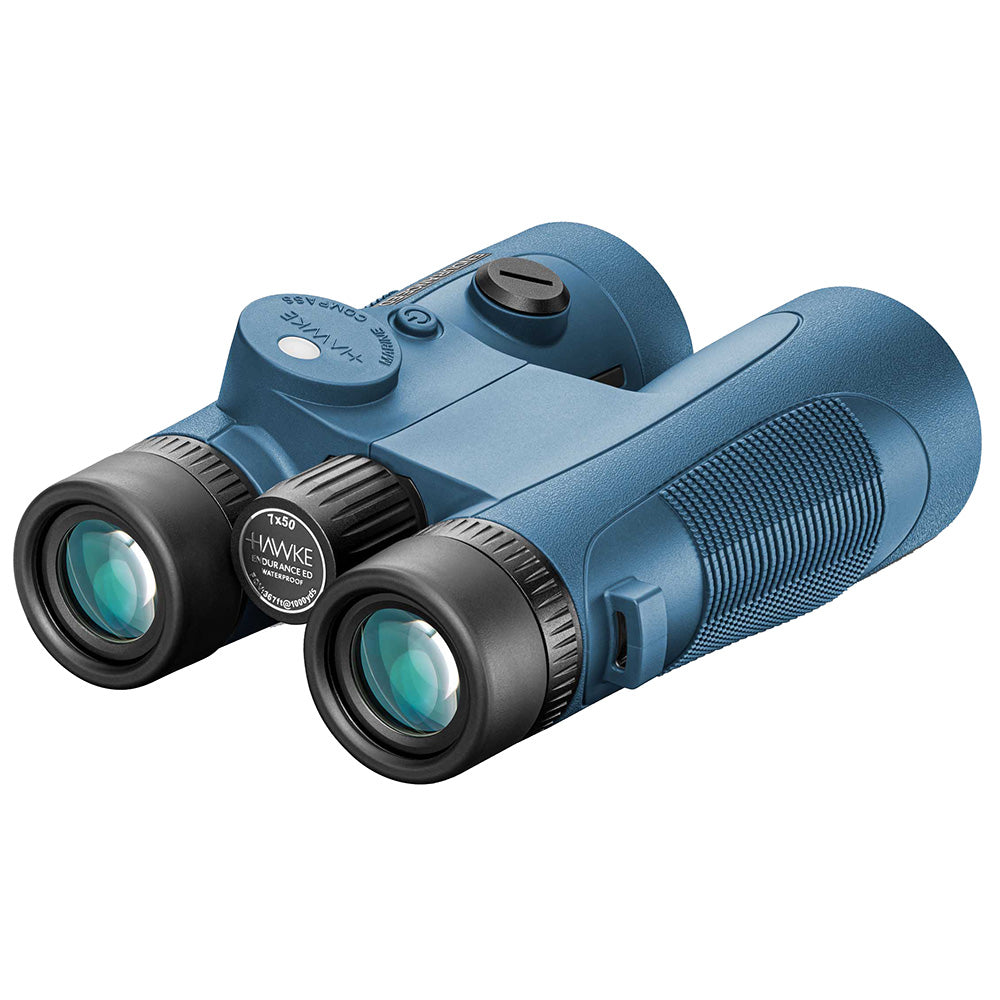 Hawke Optics Endurance ED Marine Binoculars 7x50 - Blue w/Compass - image 2