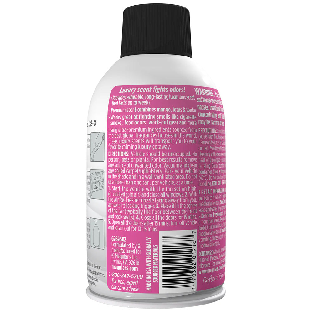 Meguiar's Tropical Rainforest Whole Car Air Re-Fresher Aerosol - 2oz - image 2