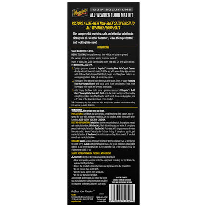 Meguiar's Quik Solutions All-Weather Floor Mat Kit - image 2