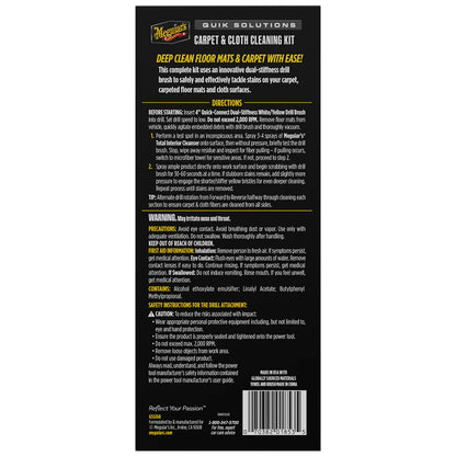 Meguiar's Quik Solutions Carpet & Cloth Cleaning Kit - image 2