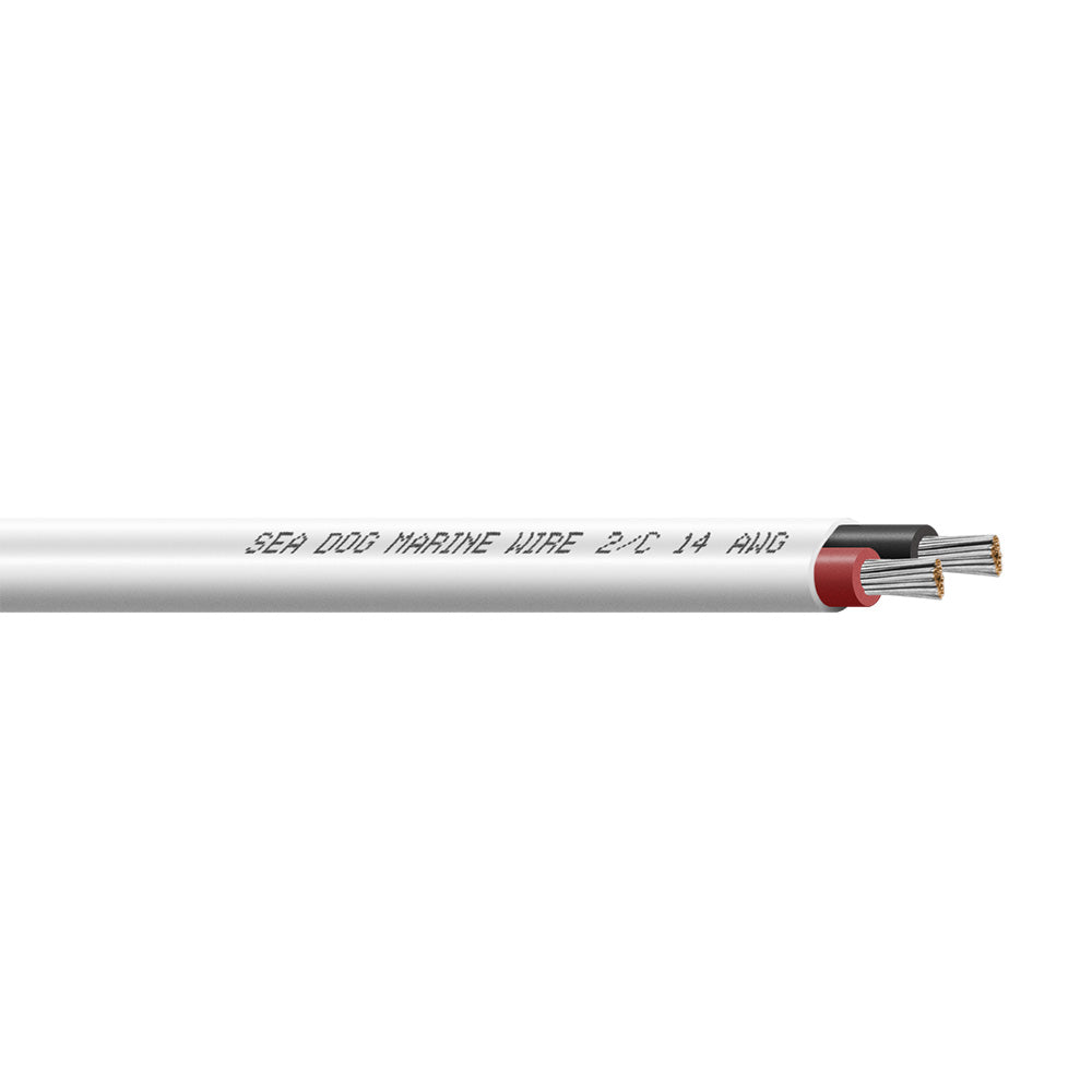 Sea-Dog 14/2 AWG Flat Duplex Wire - Red/Black - 100'