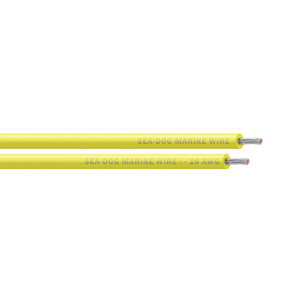 Sea-Dog 16 AWG Yellow Primary Wire - 100'