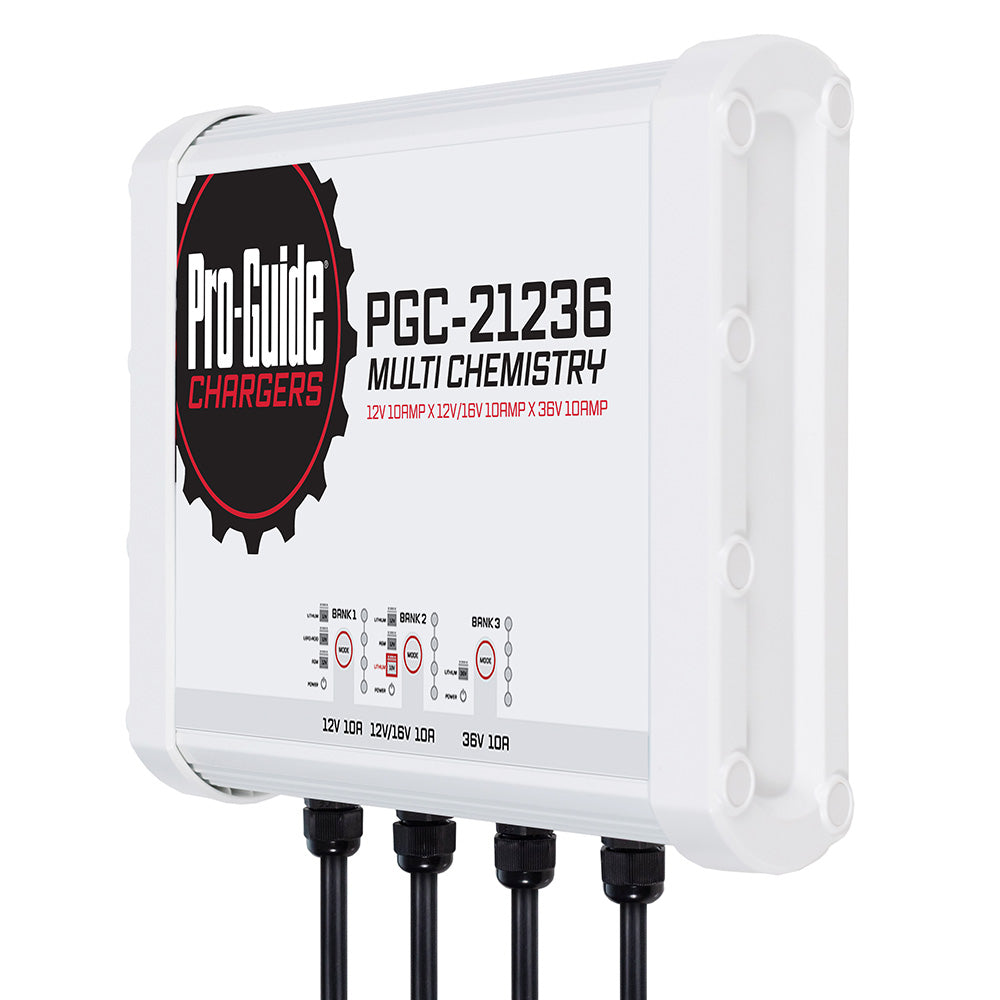 Pro-Guide 3 Bank On-Board Battery Charger - (1) 12V / (1) 12/16V / (1) 36V - 30-Amp - image 2