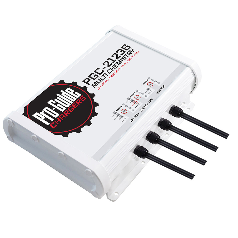 Pro-Guide 3 Bank On-Board Battery Charger - (1) 12V / (1) 12/16V / (1) 36V - 30-Amp - image 3