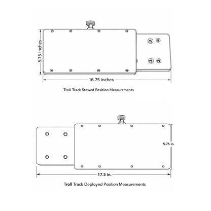 Sea Swivel Troll Track Trolling Motor Mount - image 5