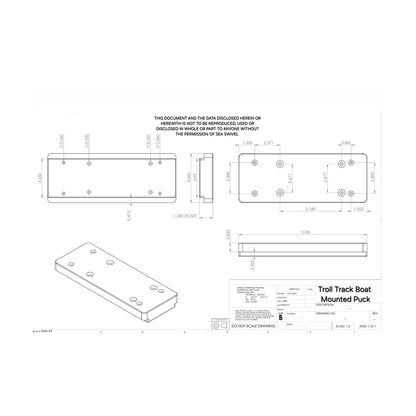 Sea Swivel Troll Track Trolling Motor Mount - image 6