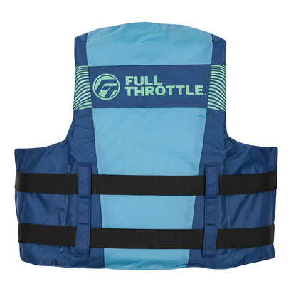 Full Throttle Nylon Life Jacket - Youth - Blue/Black - image 2
