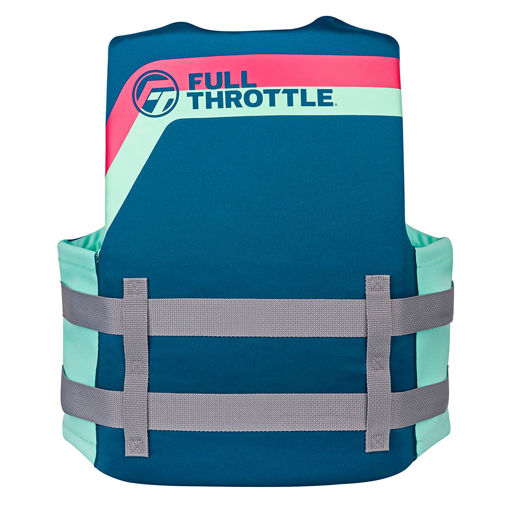 Full Throttle Adult Rapid-Dry Life Jacket - S/M - Aqua - image 2