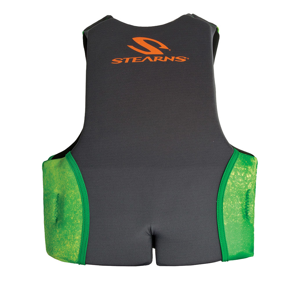 Stearns Youth Hydroprene Life Vest - Type III - Green - 50-90lbs - image 2