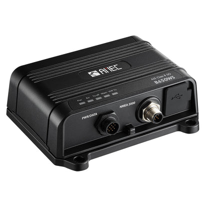 AMEC B650WS Class B AIS Transceiver w/WI-FI & VHF Antenna Splitter - 5W-SOTDMA, NMEA 2000, NMEA 0183, USB