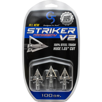 G5 Striker V2 Crossbow Broadheads 100 gr. 3 pk.