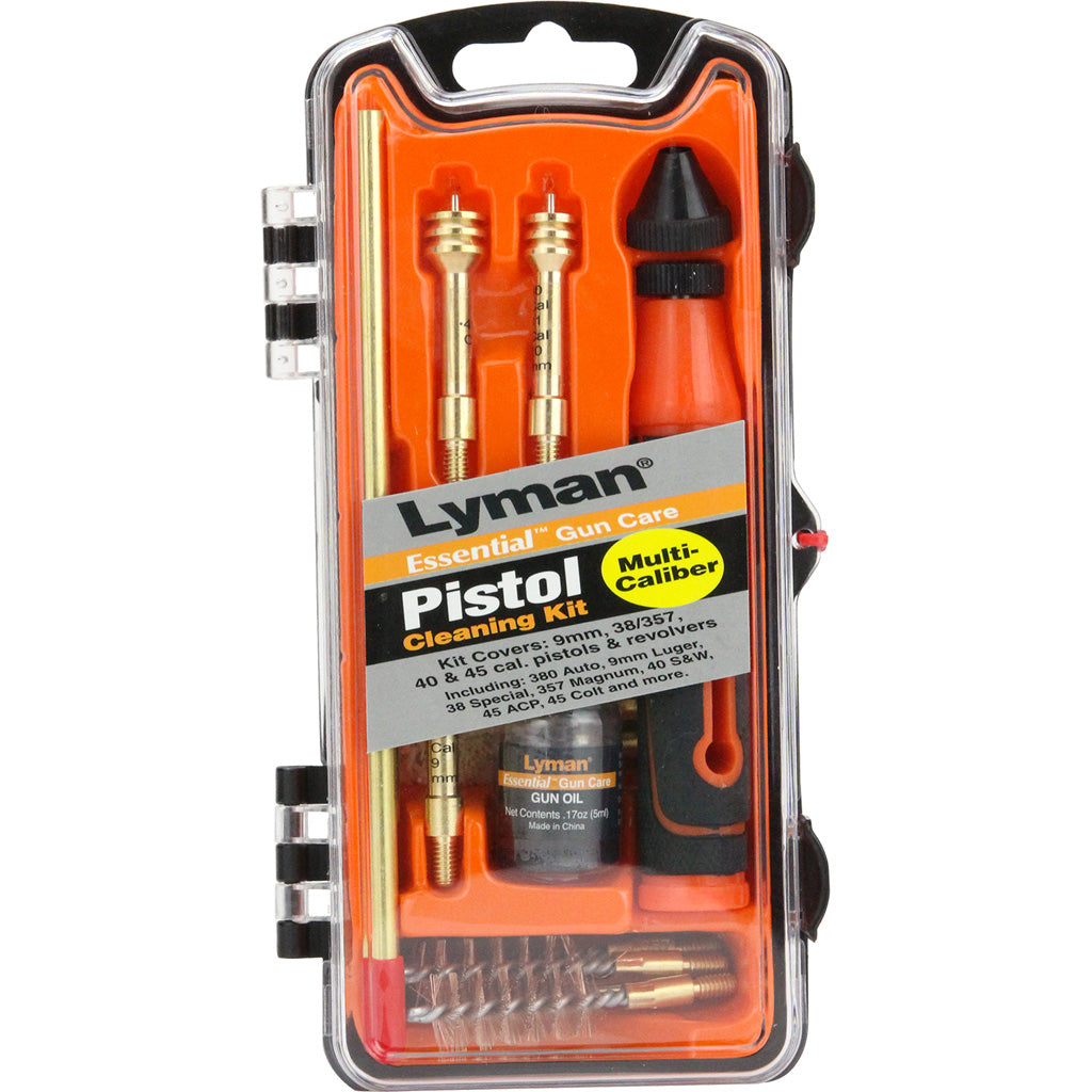 "Lyman Essential Pistol Cleaning Kit .22, 9mm, .40 and 45 ACP"