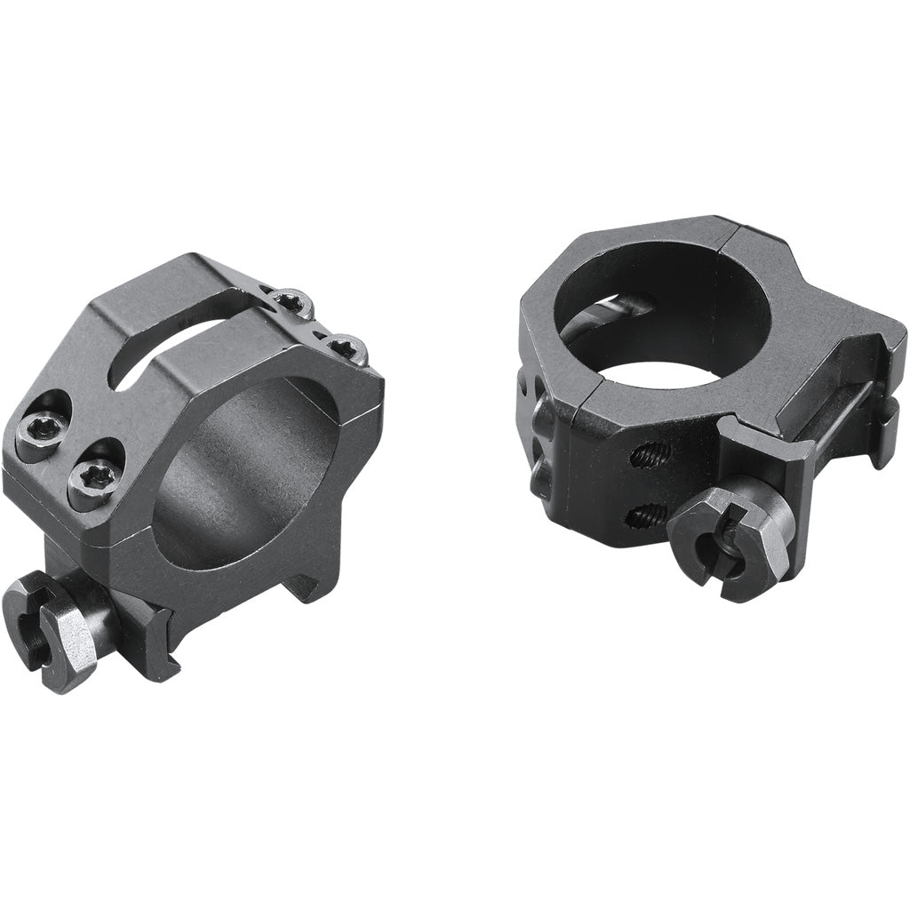 "Weaver Classic 4Hole Skeleton Rings Matte Black 1"" Medium Clamshell Pack"
